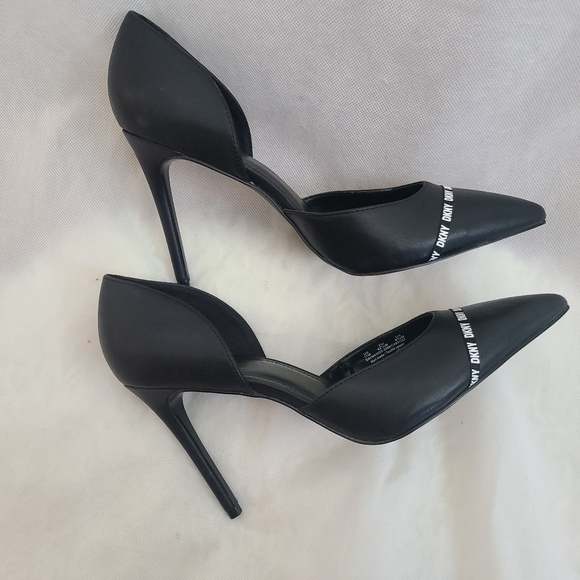 DKNY Womens Rosetta Logo Dorsay Slip Pumps Sizs 11 - Picture 3 of 7